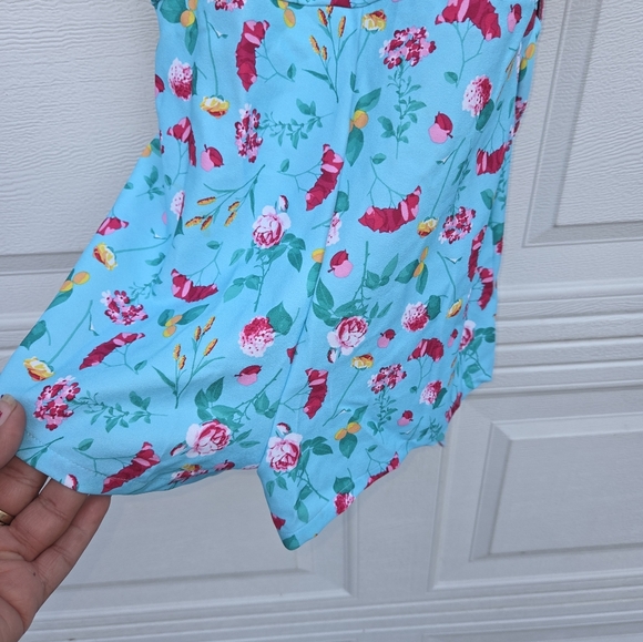 Vince Camuto floral Blue Kids One Piece Short - Picture 2 of 8